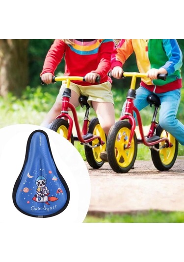 Suntek Çocuk Bisiklet Koltuk Minderi Kılıfı Erkek Kız Mavi