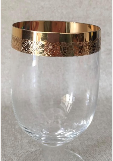 1980’Ler Avrupa Vintage Kristal Kadeh 13 Cm