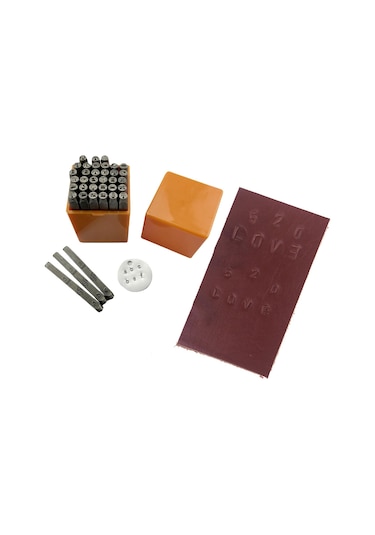 Suntek Kil Deri Plastik Leathercraft Disk Için 36 Adet Rakamlar