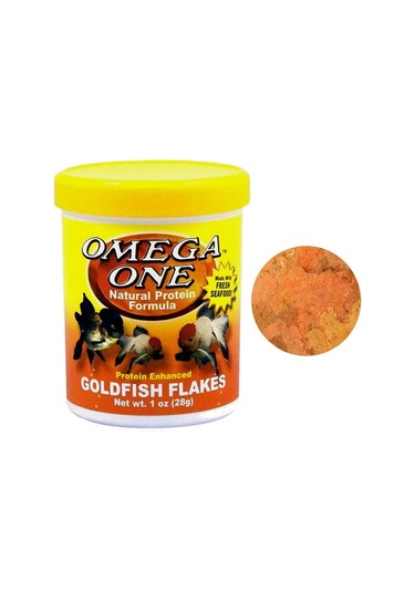 Omega One Goldfish Flakes 28g