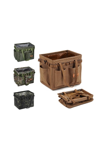 Sundick-katlanabilir Kamp Çantası Taşınabilir Seyahat Saklama,yeşil Kamuflaj Diğer