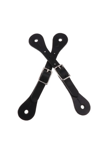 Homyl 2 Parça 22 Cm Binicilik Deri Spur Sapanlar Siyah Siyah