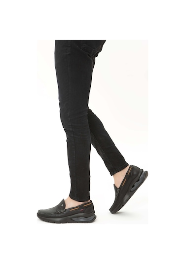 Callaghan Erkek Hakiki Deri Siyah Casual Ayakkabı 618 47501 Erk Ayk Y22 Negro Siyah