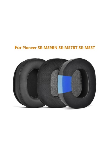 Pioneer Se-ms9bn Se-ms7bt Se-ms5t Kulaklıklar İçin 1 Çift Yedek Kulak Yastığı, Özellikler: Örgü Kumaş Türü Siyah