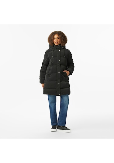 Nautica Kadın Siyah Regular Fit Mont Desenli 57j051t Siyah
