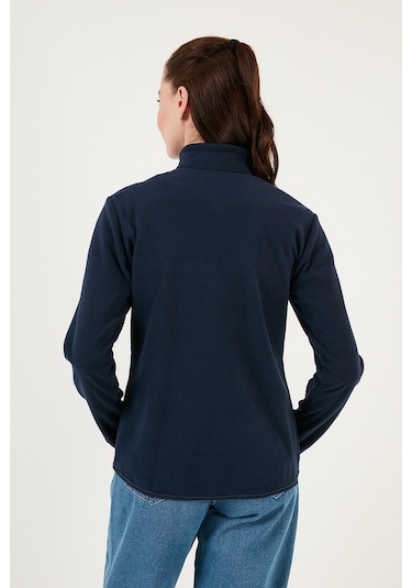 Lela Slim Fit Yumuşak Dokulu Anti-Pilling Tüylenme Yapmayan Yarım Fermuarlı Bayan Polar 5907000 Lacivert Lela Slim Fit Yumuşak Dokulu Anti-Pilling Tüylenme Yapmayan Yarım Fermuarlı Bayan Polar 5907000 Lacivert