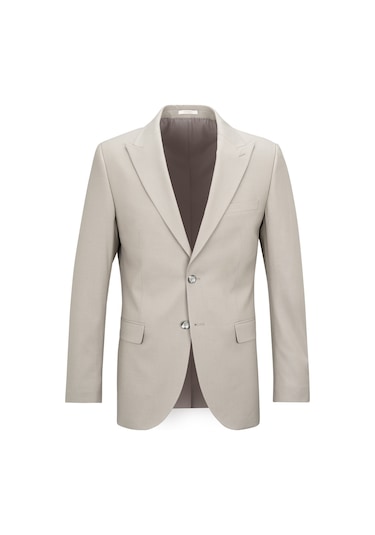 Hatemoğlu Vizon Slim Fit Sivri Yaka Takım Elbise 2956630 Vizon