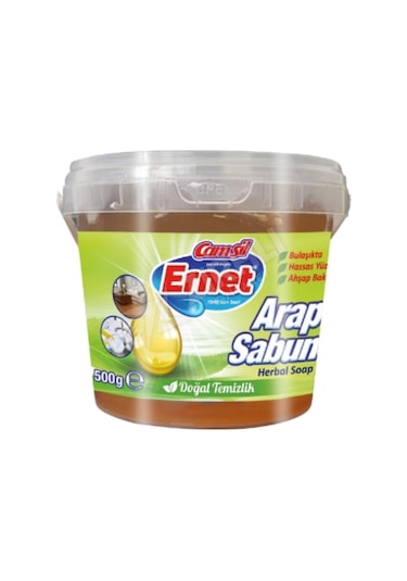 4 Adet Ernet Arap Sabunu Kase 500 Gr Renkli
