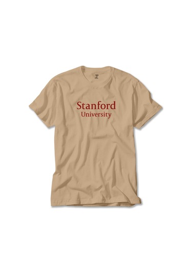 Stanford University Red Krem Tişört Krem