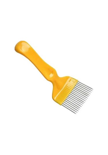 Pazly Suntek Sarı Saplı Plastik Paslanmaz Kapak Dişler Çelik 18pins Fv