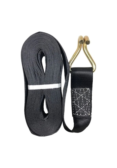 Spanzet Kancalı Kolon, 10 M, 50 Mm, 55 G, Siyah, Polyester