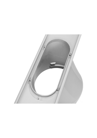 Xindoker Taşınabilir Klima Pencere Tamiri Seti - 2 Adet Pvc Ayarlanabilir Pencere Kapak Plakası Beyaz