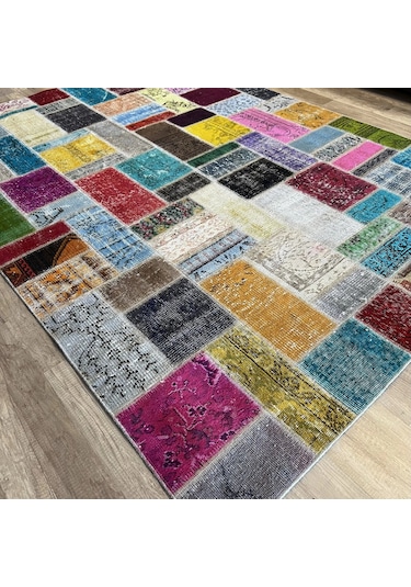 Hoom Rugs Patchwork Multy El Dokuma Kilim