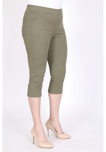 Myline Beli Lastikli Kapri Pantolon (532245948)