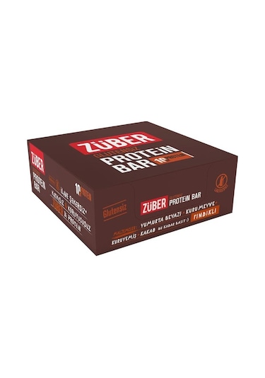 Züber Fındıklı Protein Barı 12 x 35 G