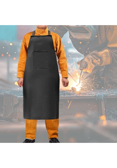 Suntek Kaynak İş Önlüğü Hafif Koruma Ev Deri İşçiliği Siyah