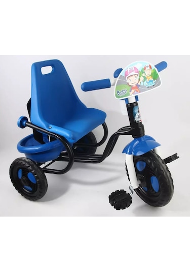 BABYHOPE 101 PRENS ÜÇ TEKER BİSİKLET(MAVİ-SİYAH)