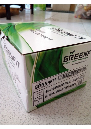 Kombi Alt Bağlantı Seti Plastik Dirsek 8 Parça