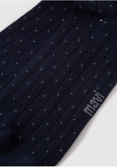 Mavi - Siyah Soket Çorap 0911786-15903 Siyah