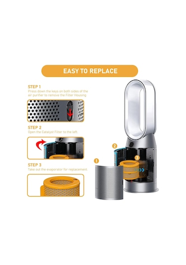 Xiaaokeji Karbon Fiber Buharlaştırıcı Filtre Değişimi Hava Temizleyici Arıtıcı Parçaları