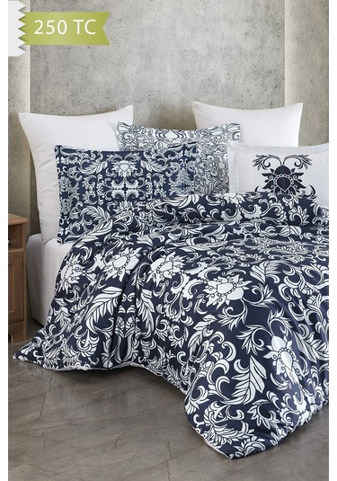 Varol 250 Tc Bambu Karışımlı Pamuk Saten Nevresim Takımı Tek Kişilik - Capri Çok Renkli