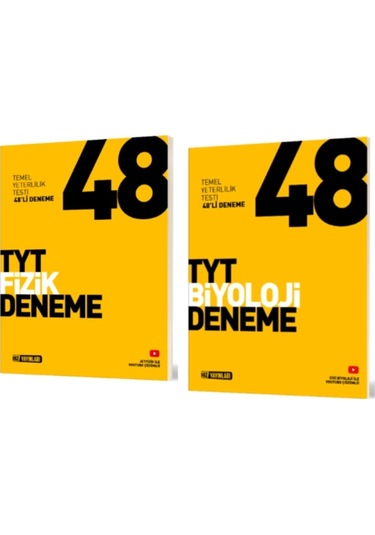Hız Yayınları Tyt Fizik - Biyoloji 48'li Deneme