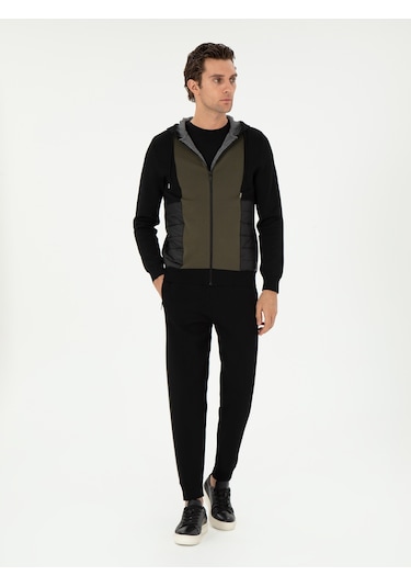 Cacharel Siyah Regular Fit Triko Hırka