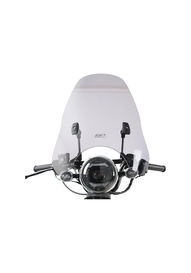 GP Kompozit Scooter Universal Ayarlanabilir Ön Cam Şeffaf 54 cm