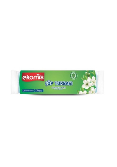 Ekomis Büyük Boy Çöp Torbası 7 Adet 60x75cm