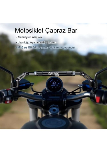 Nukrotech Gidon Ara Bar Hb6 2 Ayna Dibi Arası Crossbar Çubuğu Ve