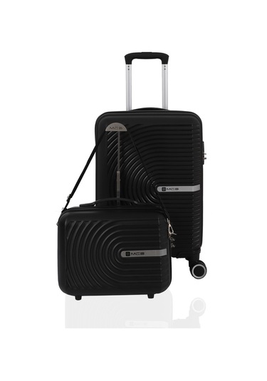 Mçs Polipropilen 2li Valiz Seti Kabin & Makyaj V374 S21yy1000134-set 00001 Siyah