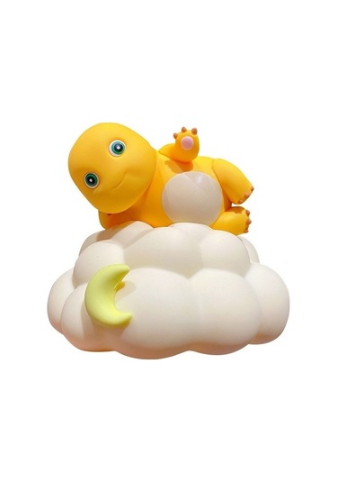 Szypzstore Süt Ejderha Gece Lambası Paipa Lambası Başucu Lambası Yatak Odası Uyku Lambası H7abkv Beyaz - Sarı