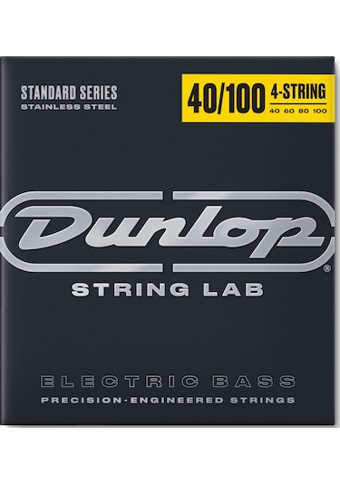 Jim Dunlop Dbs40100 Light Stainless Steel Bas Gitar Teli 40-100