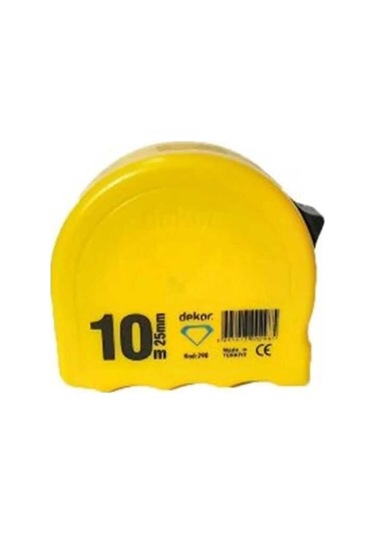 Şerit Metre 10m X 25mm - Kod 298 - Sarı Seri 10 M