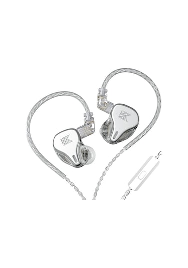 Dinamik Kulaklık, Mikrofonlu, Gümüş Renkli - Gümüş
