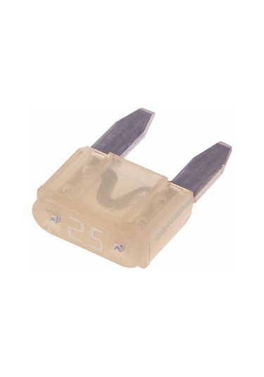 100 Adet 25 Amper Küçük Oto Bıçak Sigorta