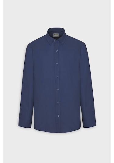 AC&Co / Altınyıldız Classics Erkek LACI Tailored Slim Fit Dar Kesim Düğmeli Yaka %100 Pamuk Gömlek Lacivert AC&Co / Altınyıldız Classics Erkek LACI Tailored Slim Fit Dar Kesim Düğmeli Yaka %100 Pamuk Gömlek Lacivert