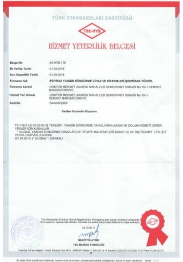 Yangın Tupu Sondurucu 2 x 2 KG - 2022 Üretim 2026 Dolum