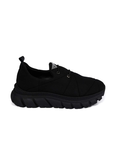 Bestello Bağcıksız Termoplastik Sneaker 101-0020-18 Kadın Ayakkabı Siyah