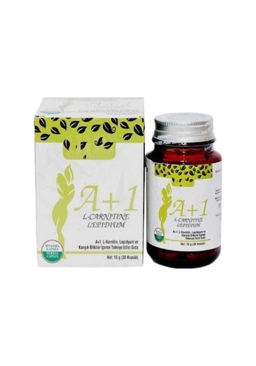 hhs a1 l carnitine lepidium 30 kapsül Hhs NEW A1 L-Carntine Lepdium 30 Kapsül (Şişe)