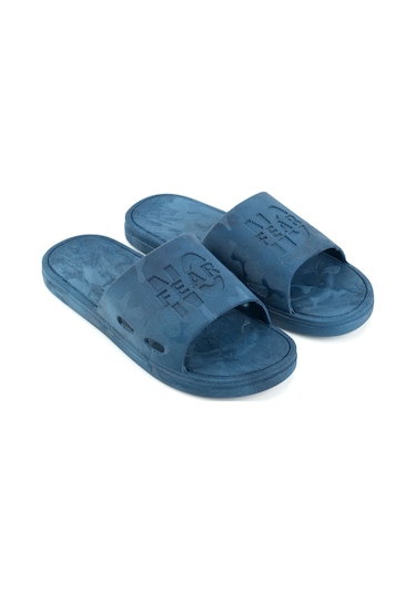 Gezer Yazlık Erkek No Fear Airblow Islak Zemine Uygun Günlük Ev Bahçe Havuz Terlik Lacivert