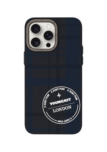 Iphone Uyumlu 14 Pro Max Kılıf Ekose Desenli