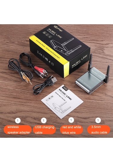 Sones X600 Csr Kayıpsız Bluetooth Alıcısı Aux Ses Bluetooth Adaptörü Hıfı5.0 Araç Ses Adaptörü