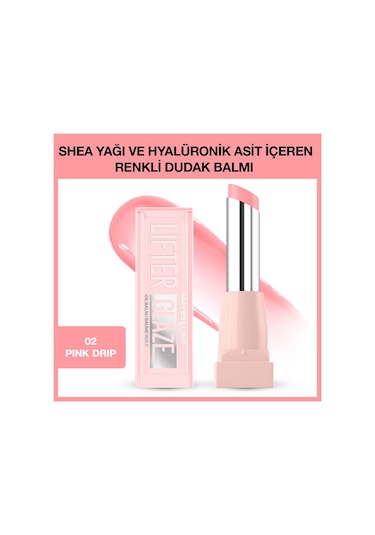 Maybelline New York Lifter Glaze Renkli Dudak Balmı 002 Pink Drip
