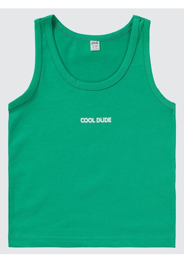 Civil Boys Erkek Çocuk 2'li Atlet Set 2-10 Yaş Yeşil Yeşil