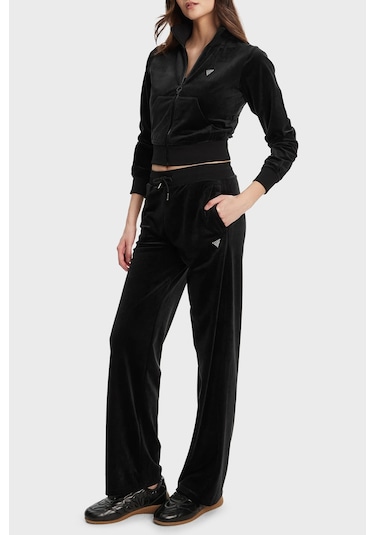 Guess Bayan Pantolon V3bb26 K0232 Jblk Siyah Siyah