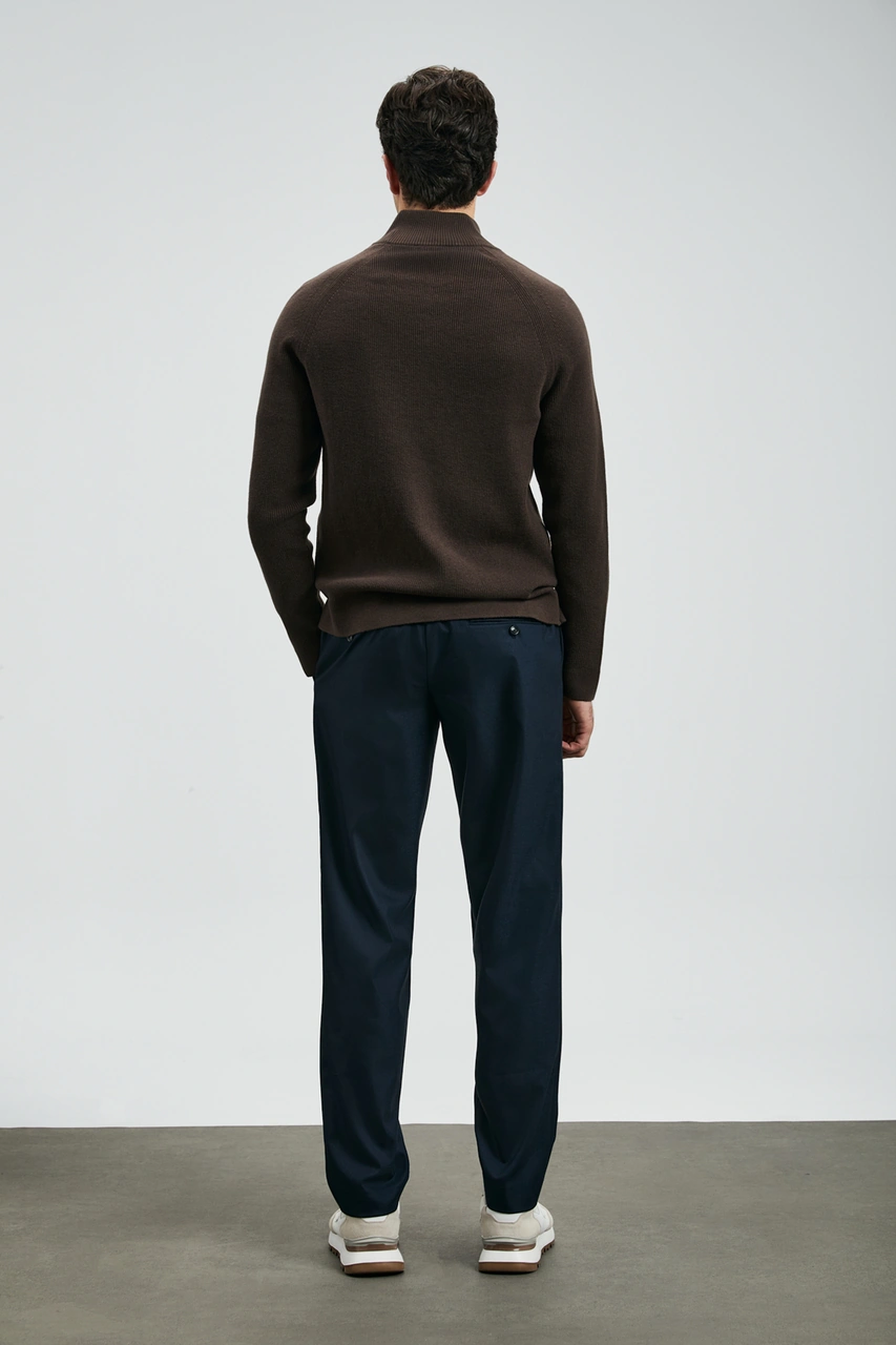 Lufian Amber Smart Erkek Chino Pantolon Slim Fit Lacivert Lacivert 112190334100200 Lacivert