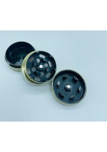 Yaprakdesenli Çelik Metal 3parça Tutun Öğütücü Grinder//30mm--g25
