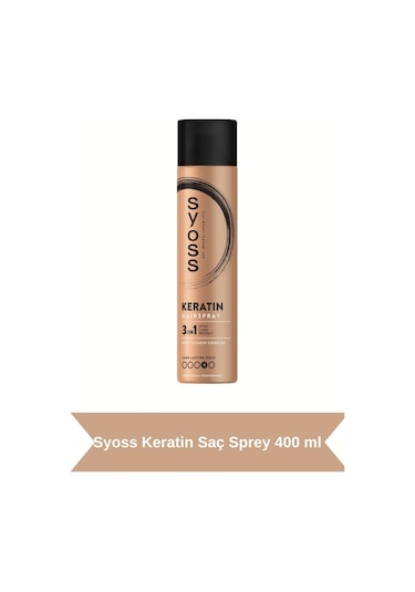 Syoss Keratin Ekstra Güçlü Tutuş Saç Spreyi 400 ML