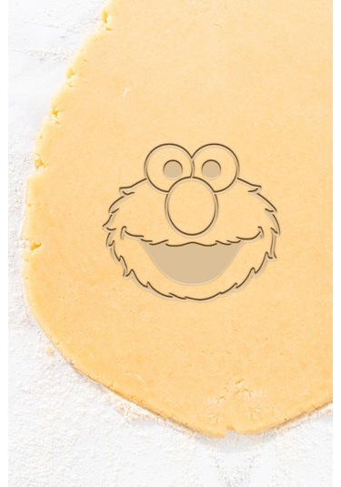 Kurabiye Canavarı Kurabiye Kalıbı, Hamur Şekillendirici Beyaz